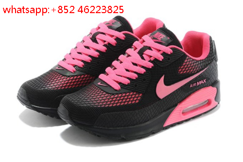 nike air max 90 femme noir et rose